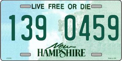 NH license plate 1390459