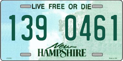NH license plate 1390461