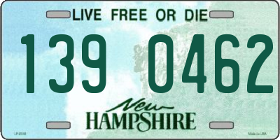 NH license plate 1390462