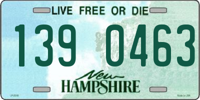 NH license plate 1390463