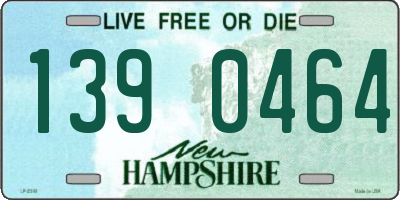 NH license plate 1390464