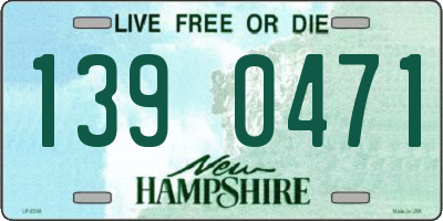 NH license plate 1390471