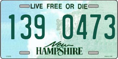 NH license plate 1390473