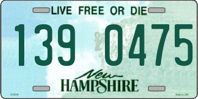 NH license plate 1390475