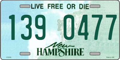 NH license plate 1390477