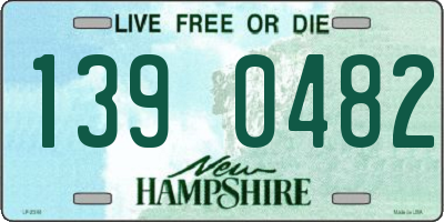 NH license plate 1390482