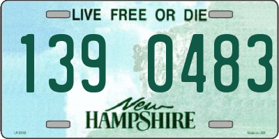 NH license plate 1390483