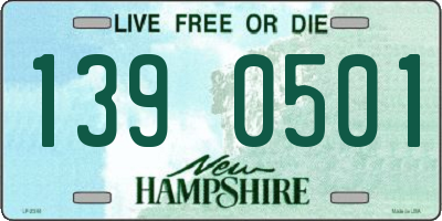 NH license plate 1390501
