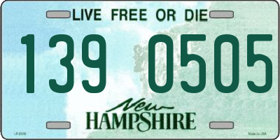 NH license plate 1390505