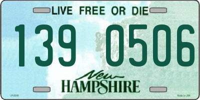 NH license plate 1390506