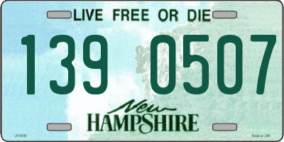 NH license plate 1390507