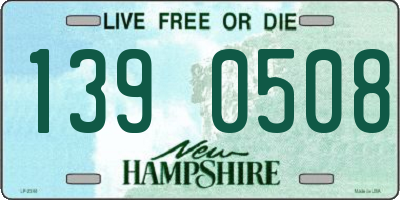 NH license plate 1390508