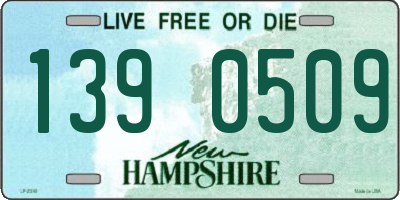 NH license plate 1390509