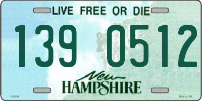 NH license plate 1390512
