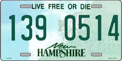 NH license plate 1390514