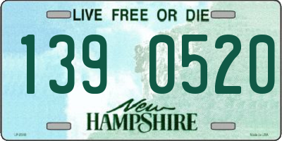 NH license plate 1390520