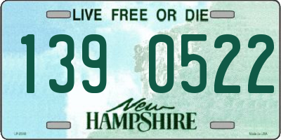NH license plate 1390522