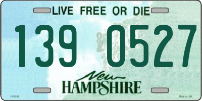 NH license plate 1390527