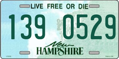 NH license plate 1390529