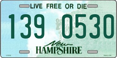 NH license plate 1390530