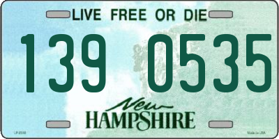 NH license plate 1390535