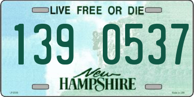 NH license plate 1390537