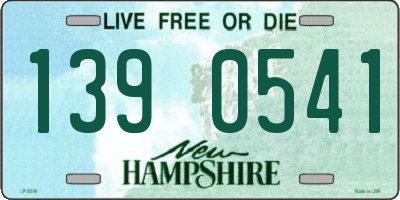 NH license plate 1390541