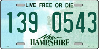 NH license plate 1390543