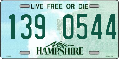 NH license plate 1390544