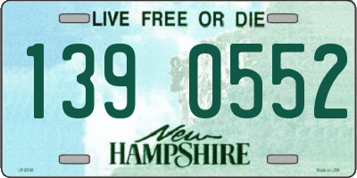 NH license plate 1390552