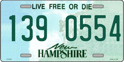 NH license plate 1390554