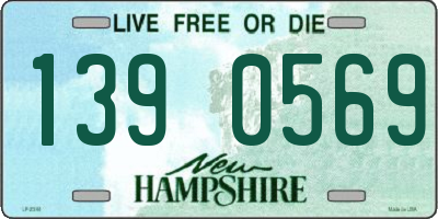 NH license plate 1390569
