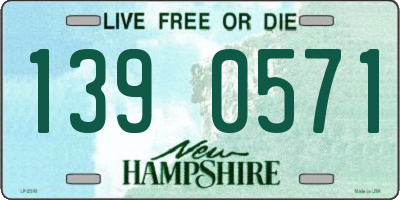 NH license plate 1390571