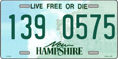NH license plate 1390575