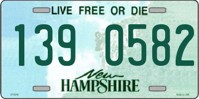 NH license plate 1390582