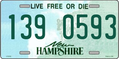 NH license plate 1390593