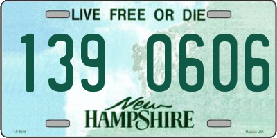 NH license plate 1390606
