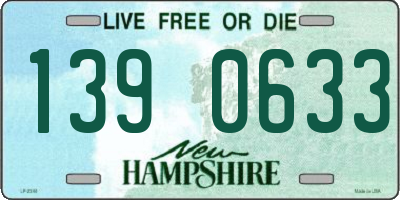 NH license plate 1390633