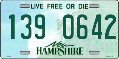 NH license plate 1390642