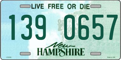 NH license plate 1390657