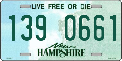NH license plate 1390661