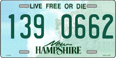 NH license plate 1390662