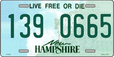 NH license plate 1390665