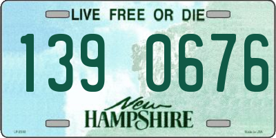 NH license plate 1390676