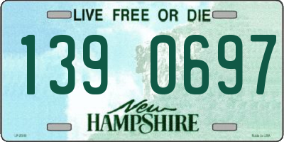 NH license plate 1390697