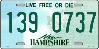 NH license plate 1390737