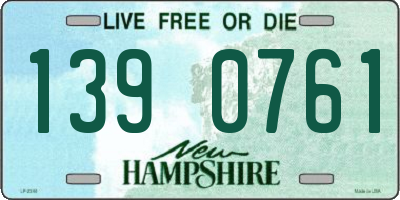 NH license plate 1390761