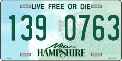 NH license plate 1390763