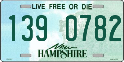 NH license plate 1390782