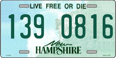 NH license plate 1390816